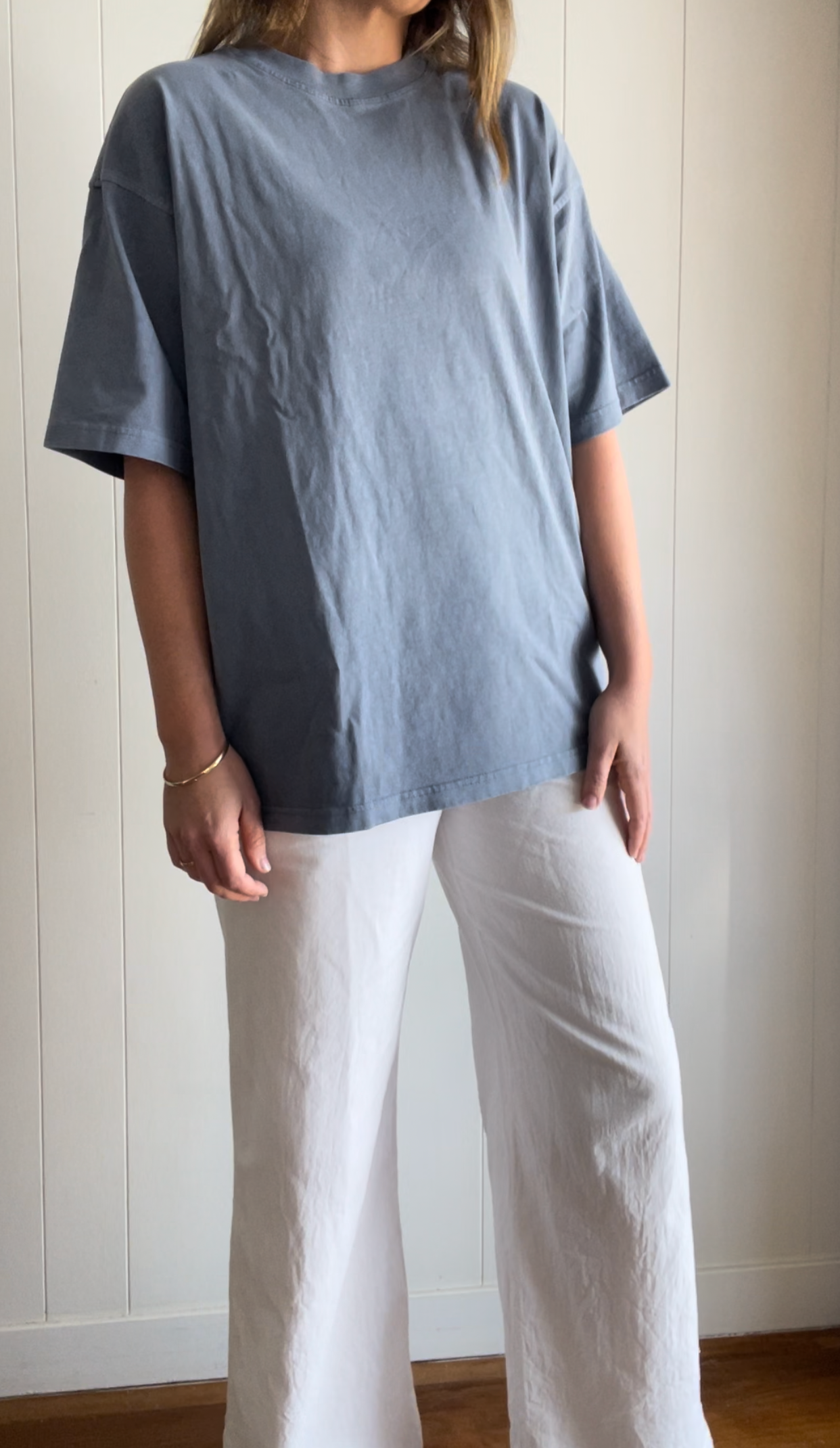 Organic Cotton Tee Dusk Blue